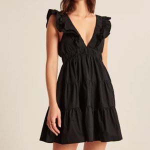 NEW WITH TAGS Abercrombie Ruffle Mini Dress Size XS